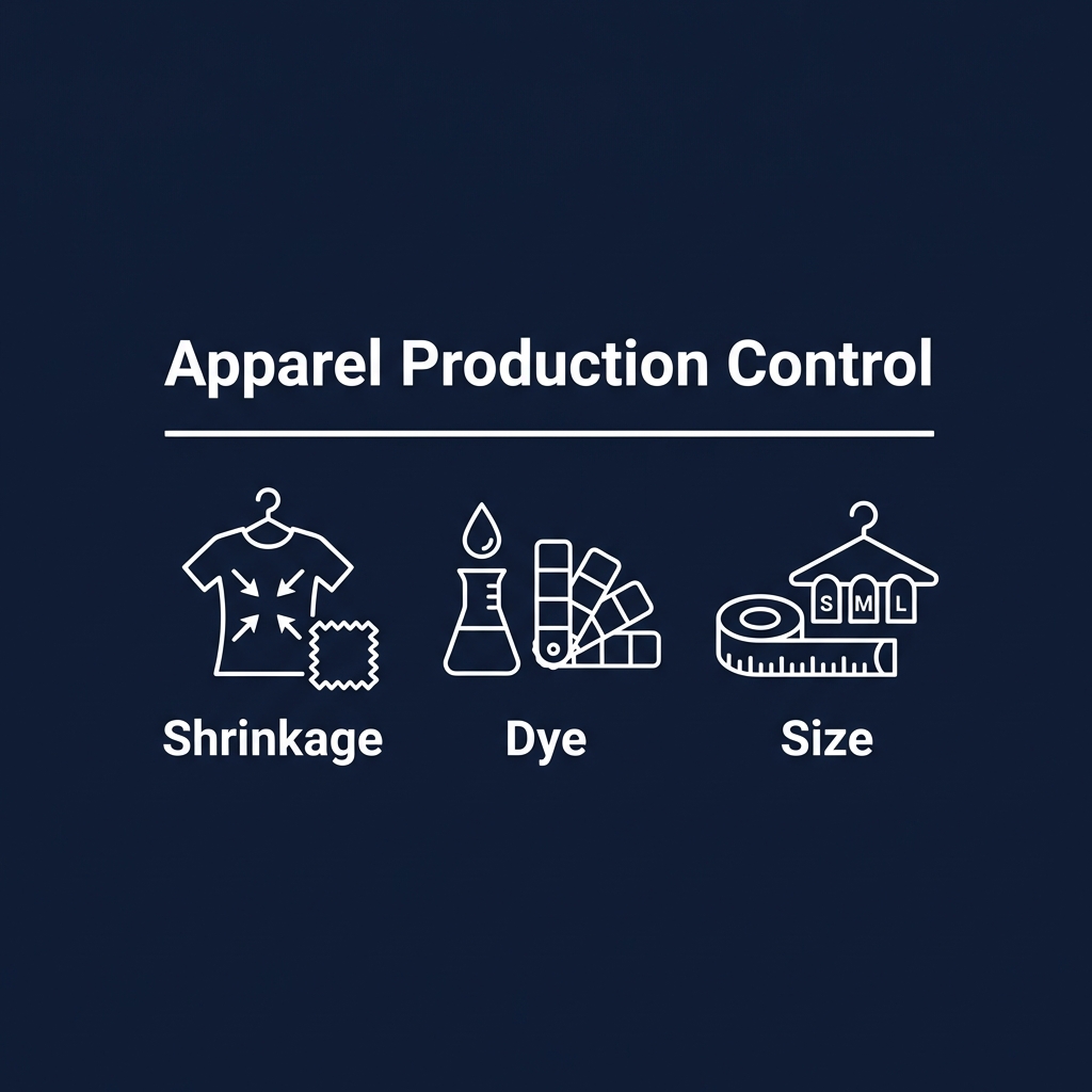 Apparel Production Control: Prevent Fabric Shrinkage, Dye Drift, and Size Inconsistency