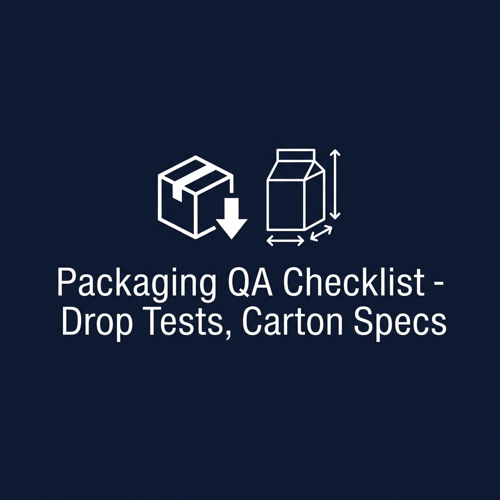 Packaging QA Checklist: Drop Tests, Carton Specs, and Damage Claims